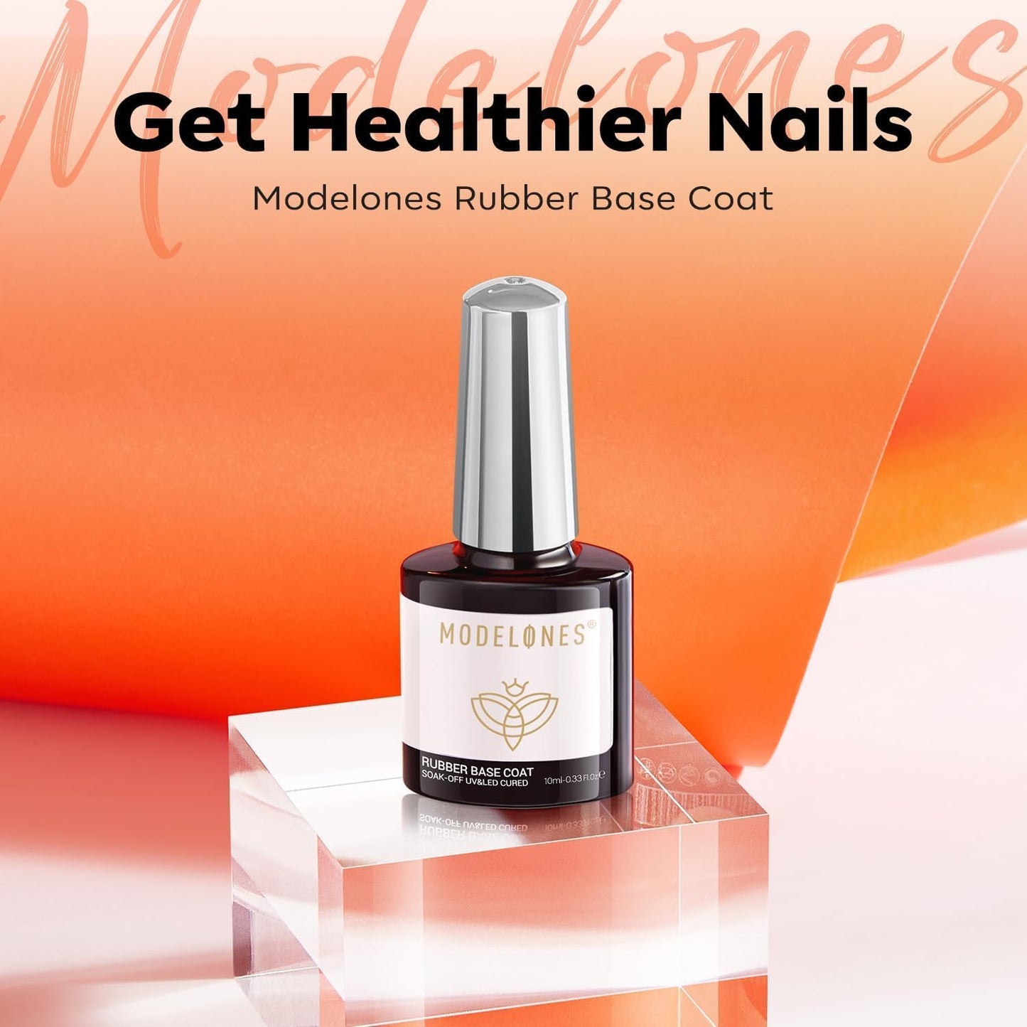 modelones Gel Top Base Coat Set 15ml 2026 Upgrade No Wipe Super Shine