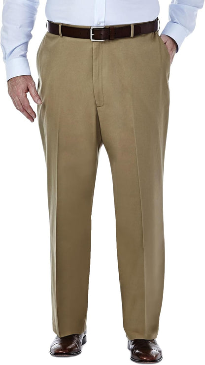 Haggar Men's Classic Fit Premium No Iron Khaki Pant