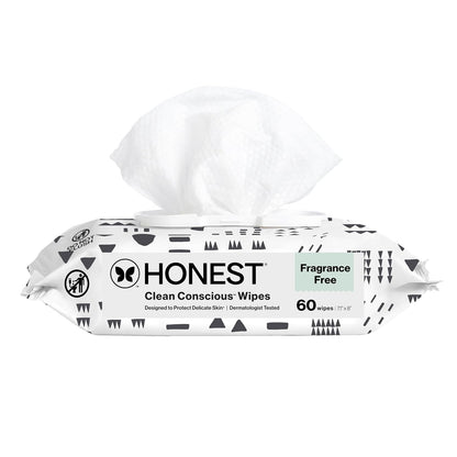 The Honest Company Multi-Use Baby Wipes, Pattern Play, 720 Count