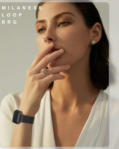 Original Milanese Loop Compatible with Apple Watch Bands for Women & Men