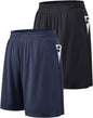 BALENNZ Mens Athletic Shorts with Pockets Quick Dry Workout Shorts Men