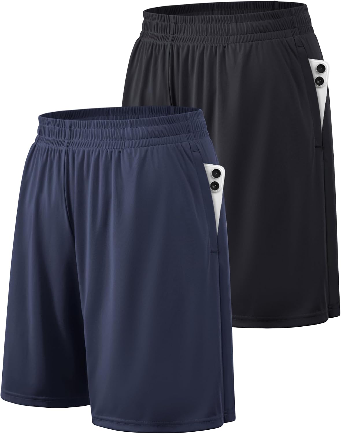 BALENNZ Mens Athletic Shorts with Pockets Quick Dry Workout Shorts Men