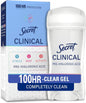 Secret Clinical Strength 100HR Sweat & Odor, Clear Gel Antiperspirant Deodorant for Women, 3X Stress Protection with Hyaluronic Acid, PH Balancing Minerals, Clear Lavender Scent, 2.6 oz