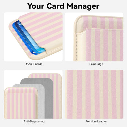 Magnetic Wallet Cell Phone Card Holder for Phone Case with Mag-Safe