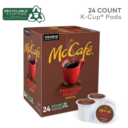 McCafe Premium Roast Coffee, Single Serve Keurig K-Cup Pods, Medium Roast, 84 Count