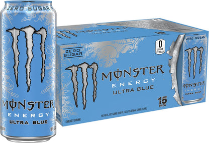 Monster Energy Zero Ultra, Sugar Free Energy Drink, 16 Ounce