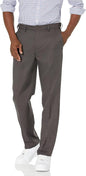 Amazon Essentials Men's Classic-Fit Expandable-Waist Flat-Front Dress Pants