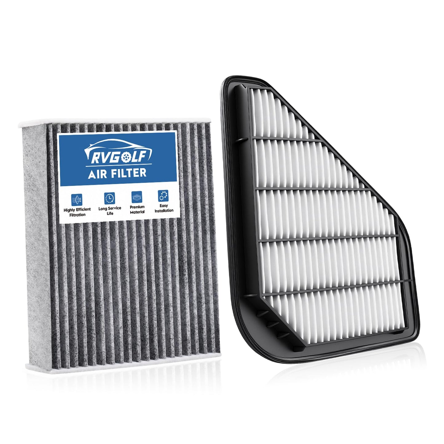 Engine+Cabin Air Filter Fit for 2014-2020 Rogue, 2017-2022 Rogue Sport