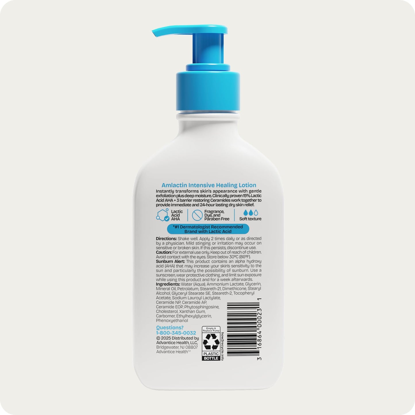 AmLactin Daily Nourish Body Lotion, 12% Lactic Acid, 14.1 oz