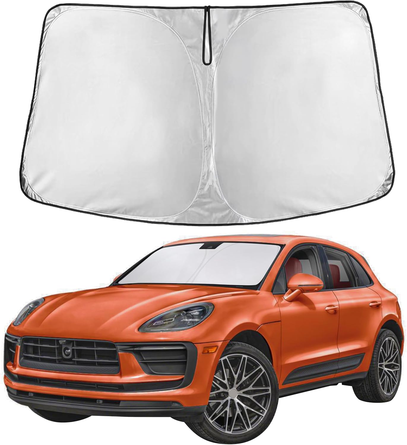 Econour Car Windshield Sun Shade, Front Window Sun Blocker for SUVs,Sedan