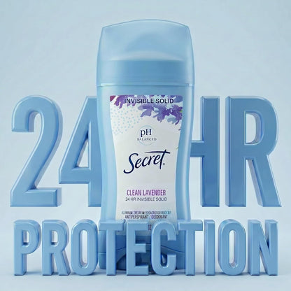 Secret Anti-Perspirant Deodorant Invisible Solid Powder Fresh Twin Pack 5.20 oz