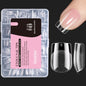 Beetles Soft Gel Nail Tips Short Almond 288pcs in 12 Sizes Etch-X