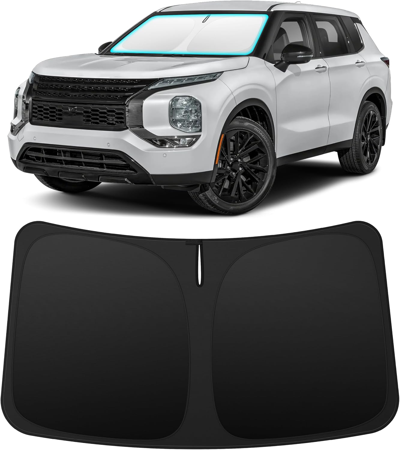 INSAUTO Custom Fit Windshield Sun Shade for Nissan Frontier 2005-2021