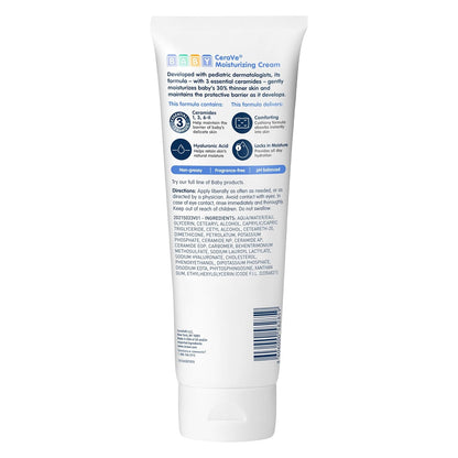 CeraVe Baby Cream, Moisturizer with Ceramides, Fragrance-Free, 8oz