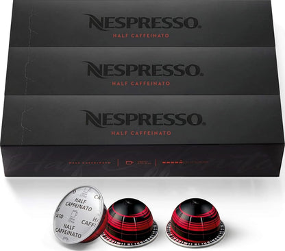 Nespresso Vertuo, Melozio Decaffeinato, 30-Count Espresso Pods