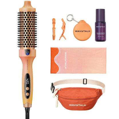 Wavytalk Thermal Brush Blowout Boost 1.5″ Heat Round Brush for Blowout Look