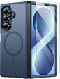 FNTCASE for iPhone 17 Pro Case Clear Magnetic with Screen Protector