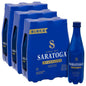 Saratoga Sparkling Water Bottles, 24-Pack – Carbonated Spring Bottled Water – Recycled PET Plastic Bottles – 16 Fl Oz
