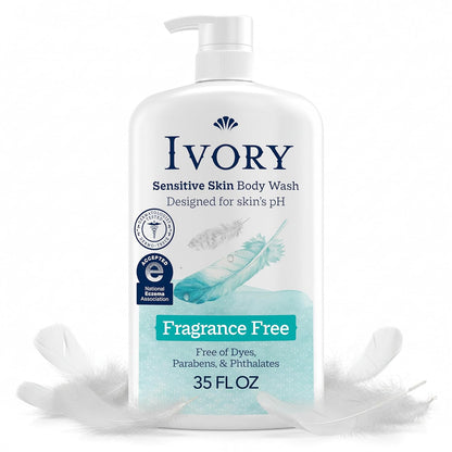 Ivory Body Wash Designed for the Whole Family, Jojoba Scent, 35 oz