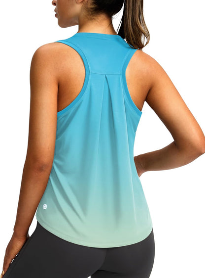 G Gradual Women's Workout Tops Racerback Athletic Tank Tops