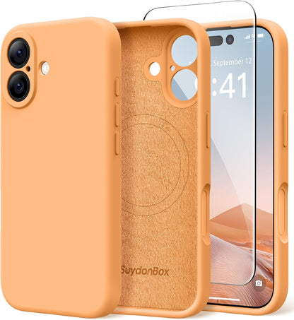Magnetic for iPhone 17 Case Silicone Matcha