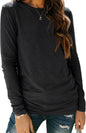 AUTOMET Women's Long Sleeve Crewneck Shirts Casual Basic Tops