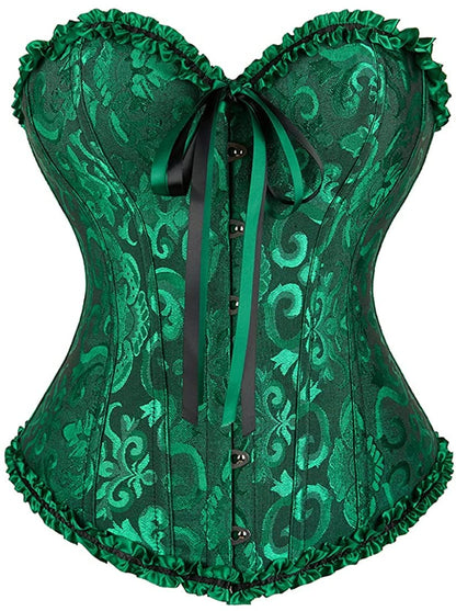 SZIVYSHI 14-Bone Overbust Corset Top