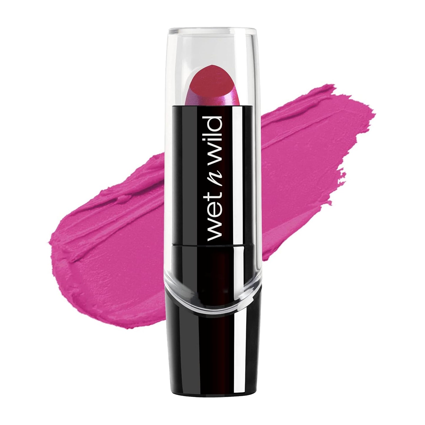 wet n wild Silk Finish Lipstick, Hydrating Rich Buildable Lip Color, Formulated with Vitamins A,E, & Macadamia for Ultimate Hydration, Cruelty-Free & Vegan - A Short Affair