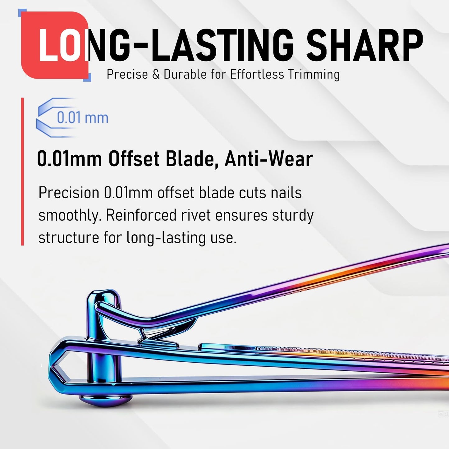 firiKer Nail Clippers with Nail File,Fingernail Clipper,Toe Nail Clippers