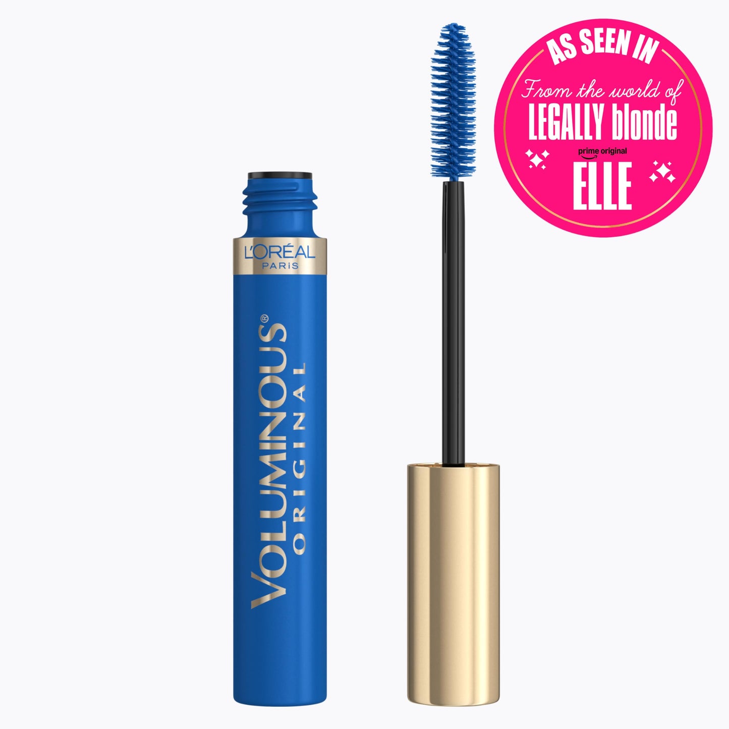 L’Oreal ParisVoluminous Waterproof Volume Building Mascara, Black [360], 0.28 oz (Pack of 3)