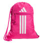 adidas Alliance Sackpack – Drawstring Backpack for Sports, Small Gym Bag, Preloved Teal Green/Black/3, OSFA