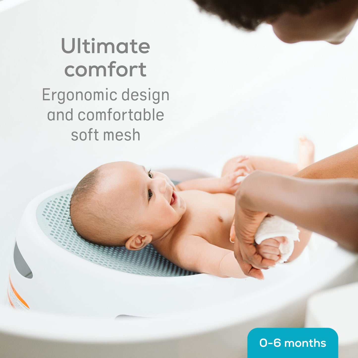 Angelcare Soft-Touch Baby Bath Support & Rinser Bundle, Aqua