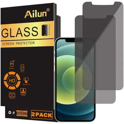 Ailun 3 Pack Privacy Screen Protector for iPhone 16 Pro Max, Tempered Glass