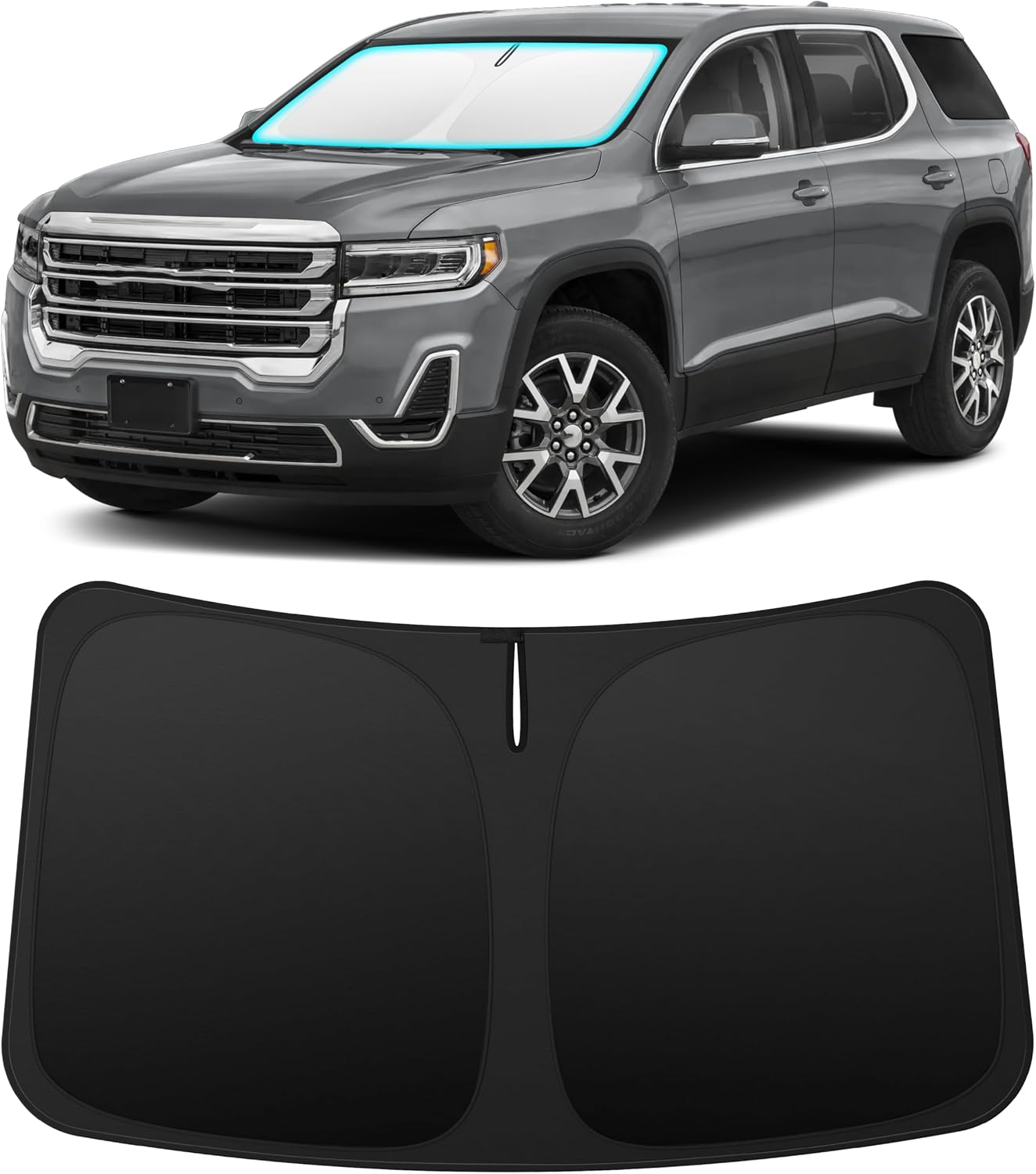 INSAUTO Custom Fit Windshield Sun Shade for Nissan Frontier 2005-2021