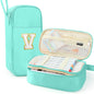 Cute Large Pencil Case Pouch,Personalized Initial Pencil Bag for Girls Boy