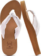 KuaiLu Flip Flops for Women with Arch Support Summer Beach Thong Sandals
