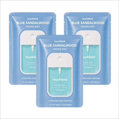 Touchland Top 5 Hydrating Hand Sanitizer Spray Set Travel Size