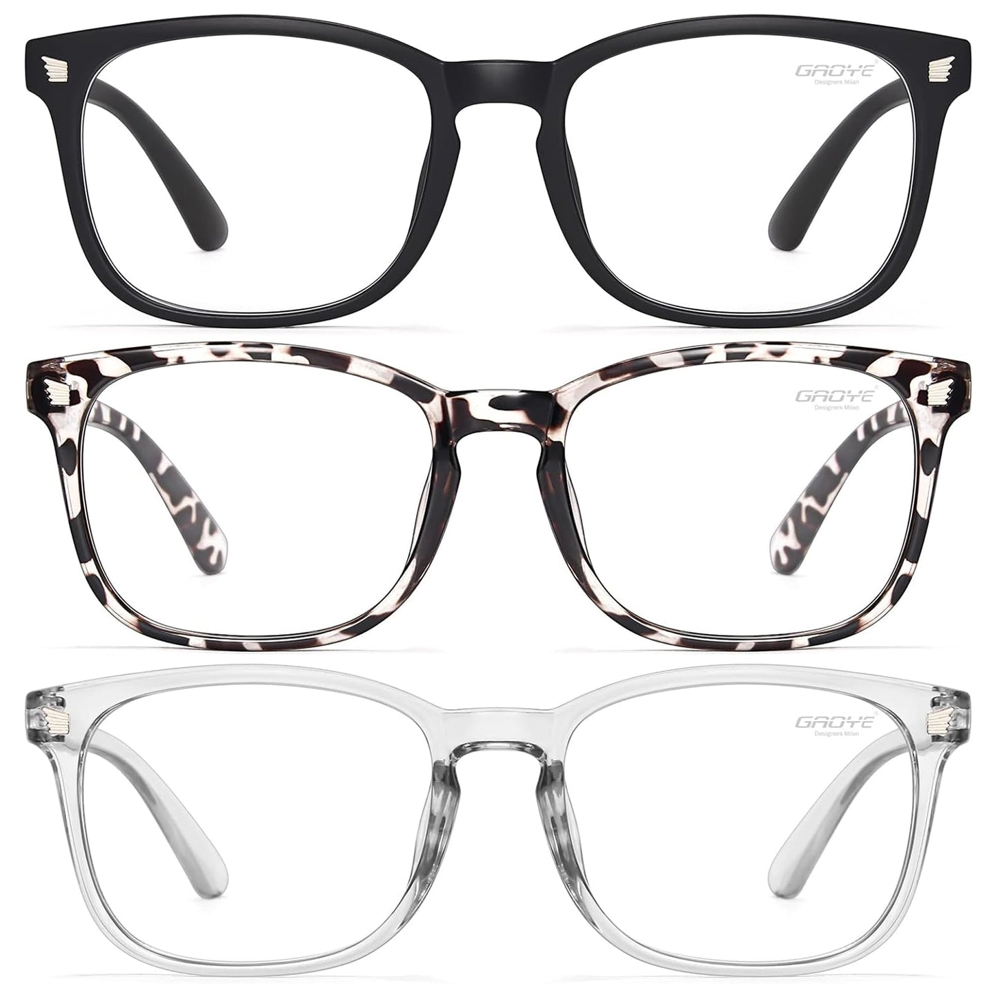 Gaoye Blue Light Glasses for Women - 3 Pack