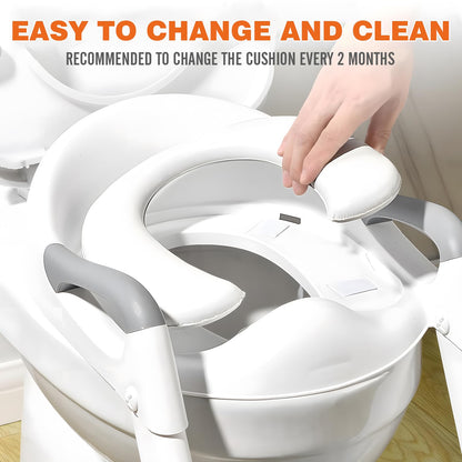 Potty Training Toilet for Toddlers, 2-in-1 Potty Training seat, Anti-Slip