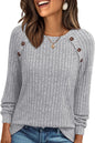 AUTOMET Womens Long Sleeve Shirts Fall Sweaters Business Casual Tops Blouse