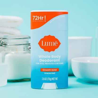 Lume Whole Body Deodorant - Solid Stick - 2.6 oz, 2 pk (Soft Powder)