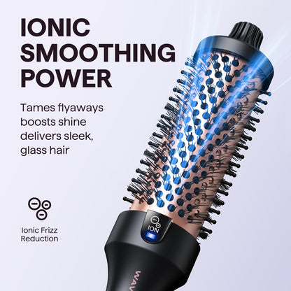 Wavytalk Thermal Brush Blowout Boost 1.5″ Heat Round Brush for Blowout Look