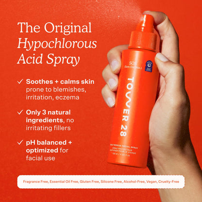 Tower 28 SOS Daily Rescue Soothing Hypochlorous Acid Spray for Face (1 oz)