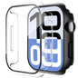 Smiling 2 Pack Case Compatible with Apple Watch SE 3 (2025)/ SE 2/ SE/Series 6/5/4 40mm with Tempered Glass Screen Protector, Hard PC Case Overall Protective Cover- 1 Blue+ 1 Transparent