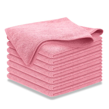 USANOOKS Microfiber Cleaning Cloth Grey - 12 Pcs (12.5"x12.5") - High Performance - 1200 Washes, Ultra Absorbent Microfiber Towel Weave Grime & Liquid for Streak-Free Mirror Shine - Car Washing Cloth