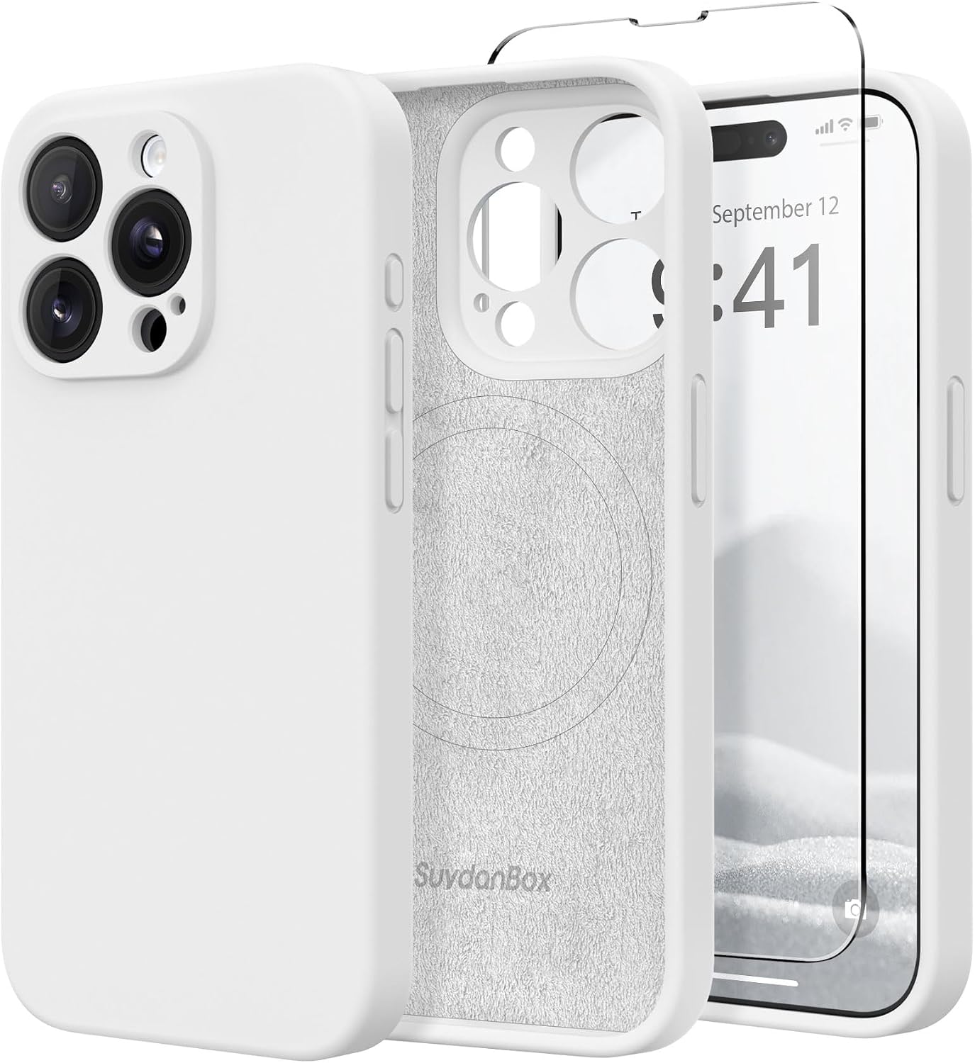 Magnetic for iPhone 17 Case Silicone Matcha