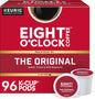 Eight O'Clock Coffee Hazelnut, Single-Serve Keurig K-Cup Pods, Flavored Medium Roast Coffee Pods, 96 Count