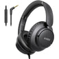 Wired Headphones with Mic, 3.5mm Headphones Volume Control for School Blue