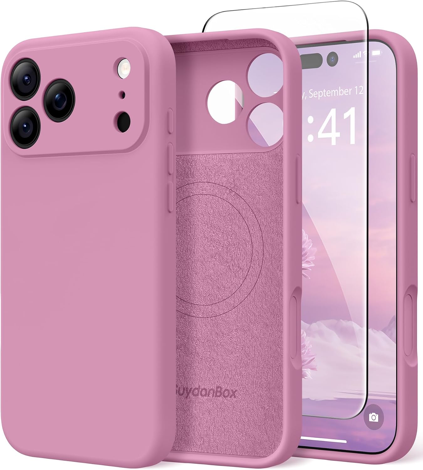 Magnetic for iPhone 17 Case Silicone Matcha