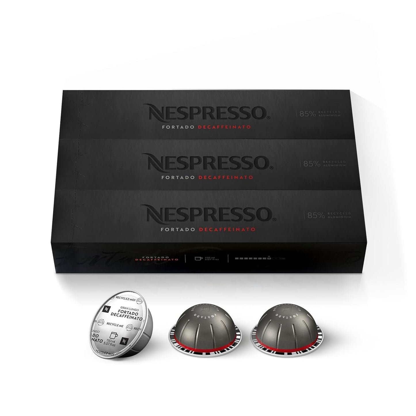 Nespresso Vertuo, Melozio Decaffeinato, 30-Count Espresso Pods